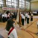 Święto Patrona w „Kościuszce”. Na zdjęciu widać uczniów składających przysięgę na sztandar.