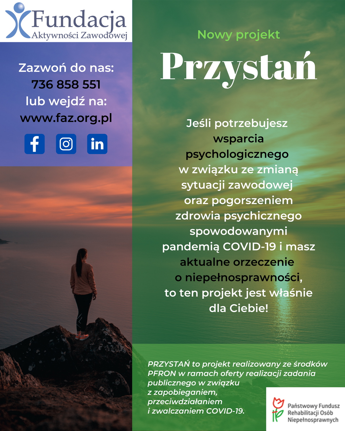 Link do artykułu - Bezpłatne wsparcie psychologiczne dla osób z niepełnosprawnością