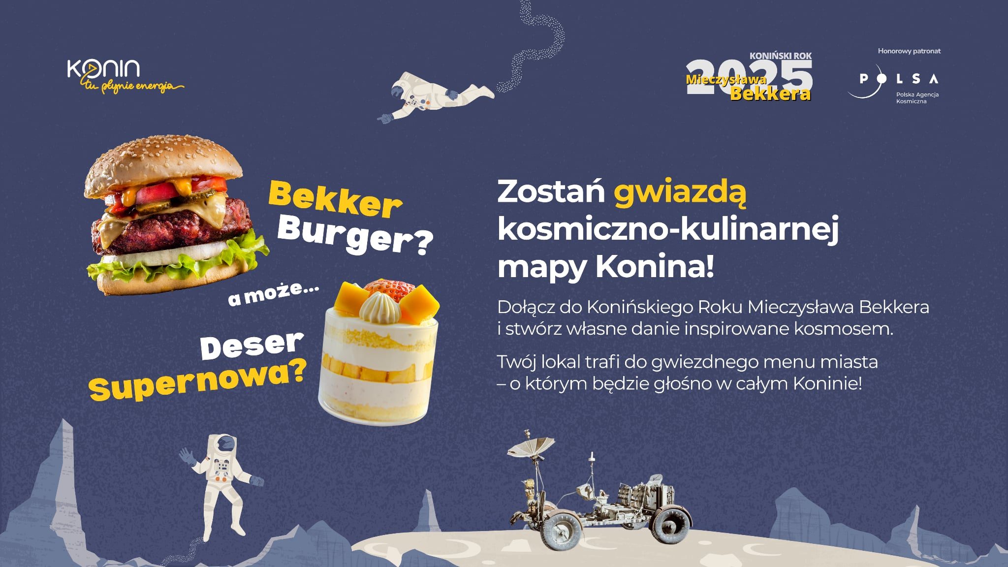 Link do artykułu -  Konin tworzy kosmiczne menu