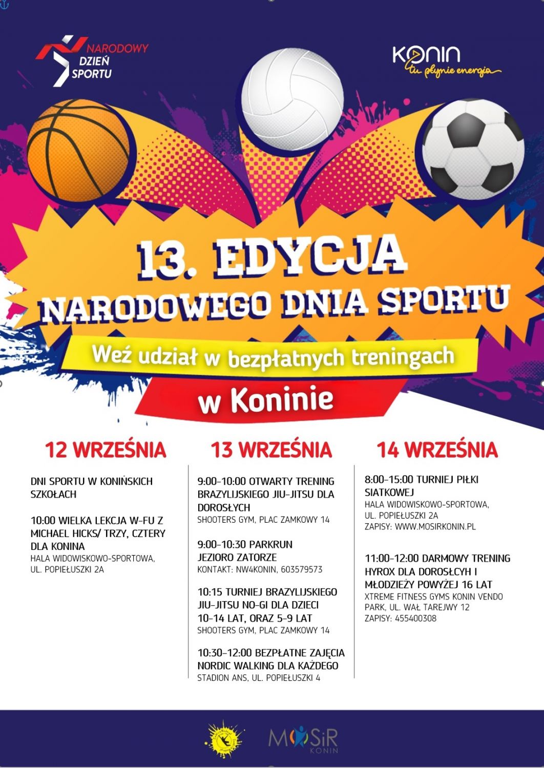 Narodowy Dzień Sportu startuje już w przyszłym tygodniu w Koninie