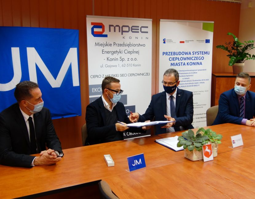 Link do artykułu - Podpisanie umowy pomiędzy JM a MPEC-Konin