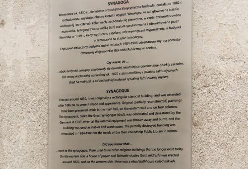Znakowanie Konińskiego Szlaku Miejskiego