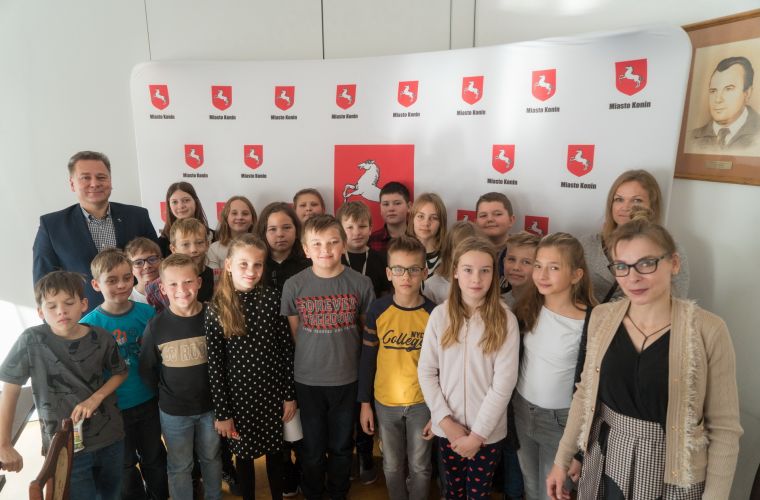 Link do artykułu - Czwartoklasiści u Prezydenta Konina