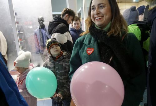 Happening na rondzie WOŚP