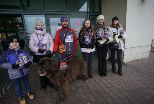 Happening na rondzie WOŚP