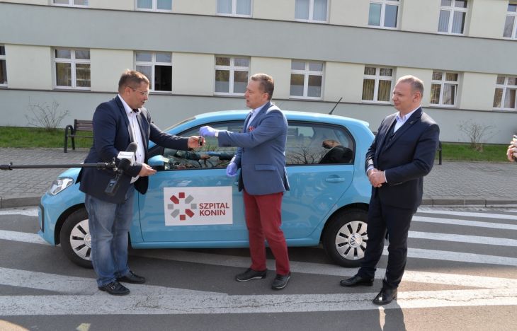 Samochód - dar od miasta dla szpitala przekazany!
