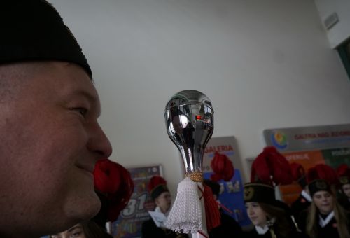 Happening na rondzie WOŚP