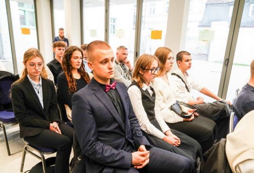 Wręczenie tytułu podczas sesji Rady Miasta Konina
