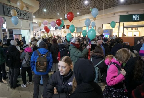 Happening na rondzie WOŚP