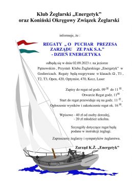 Regaty o Puchar Prezesa ZEPAK S.A.
