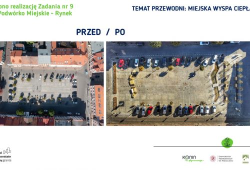 30.09.2024 Zakończono realizacje - Zielone Podwórko Miejskie - Rynek