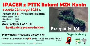 Spacer PTTK z liniami MZK Konin