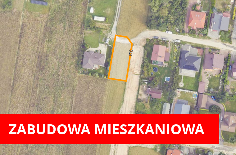Obrazek poglądowy - działka 512 Łężyn