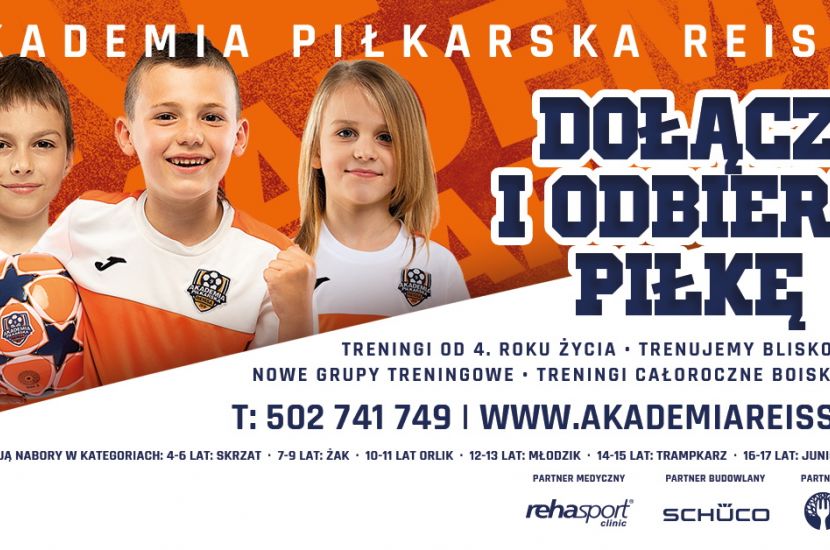 Link do artykułu - Nabór 2020 w Akademii Piłkarskiej Reissa