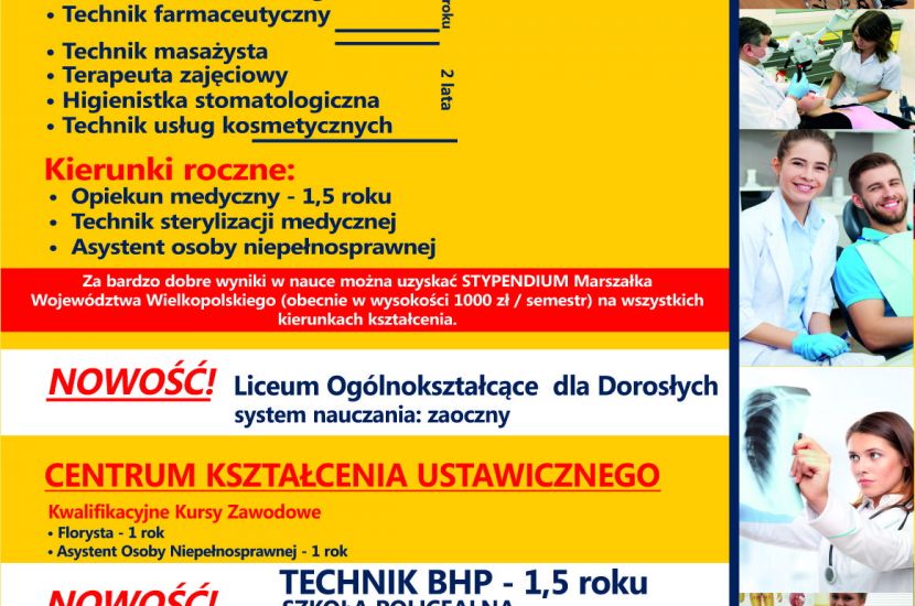 Link do artykułu - Medyczna Szkoła Policealna - Nabór 2021/2022 - Rekrutacja Online