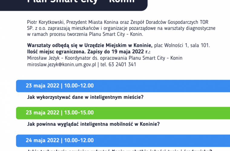 Link do artykułu - #Włącz_się Razem stwórzmy Plan Smart City - Konin