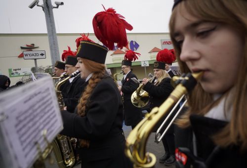 Happening na rondzie WOŚP