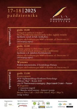 IV Konińska Jesień Poetycka!
