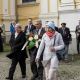Konin uczcił Dzień Sybiraka. Na zdjęciu widać reprezentację związku Sybiraków z kwiatami.