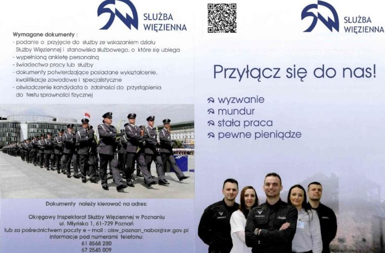 Link do artykułu - Nabór do służby w Służbie Więziennej w Areszcie Śledczym w Poznaniu