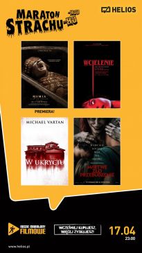 Kino Helios - NOCNY MARATON FILMOWY - MARATON STRACHU