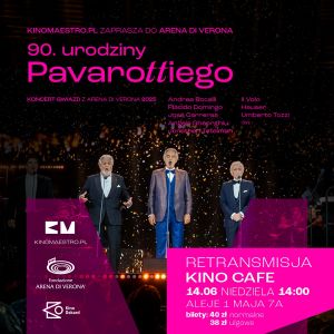 90. urodziny Pavarottiego w Kinie Oskard