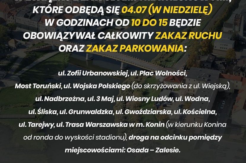 Link do artykułu - Uwaga kierowcy 4 lipca czasowa zmiana organizacji ruchu