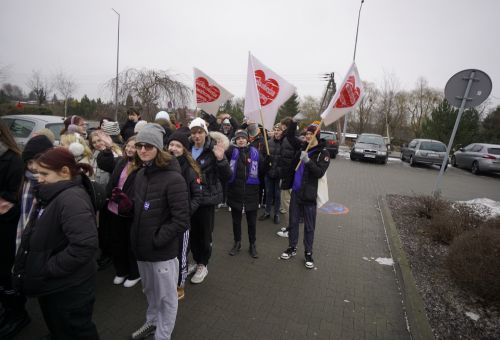 Happening na rondzie WOŚP