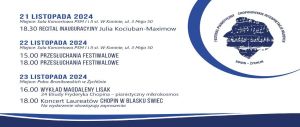 XX Festiwal Pianistyczny - Chopinowskie Interpretacje Młodych