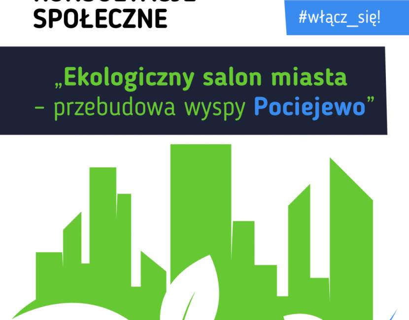 Link do artykułu - Konsultacje społeczne  Ekologiczny salon miasta - przebudowa wyspy Pociejewo
