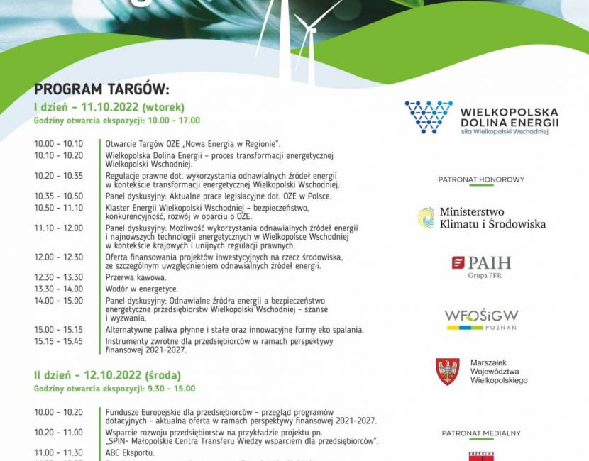 Link do artykułu - Zaproszenie na Targi Odnawialnych Źródeł Energii