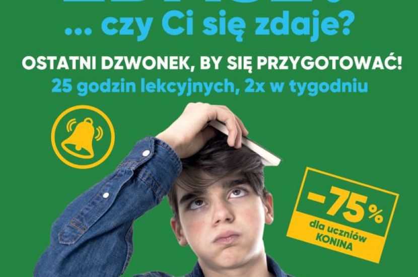 Link do artykułu -  Kursy przygotowujące uczniów klas ósmych i maturalnych do egzaminów