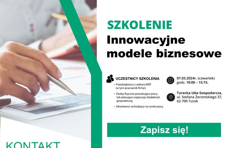 Link do artykułu - Zapraszamy na bezpłatne szkolenie w ramach projektu Life After Coal pn. "Innowacyjne modele biznesowe"!