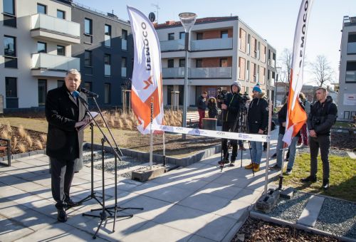 Otwarcie nowych mieszkań na Starówce (zdj. MTBS)