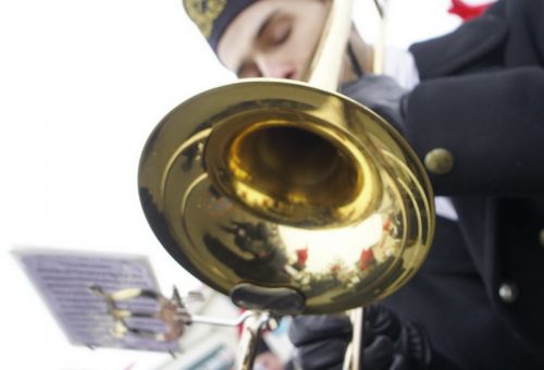 Happening na rondzie WOŚP