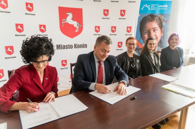 Link do artykułu  - Konin kandydatem do tytułu Miasto Przyjazne Dzieciom UNICEF