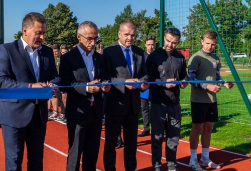 Otwarcie centrum sportowego (zdj. ZS im. M. Kopernika)