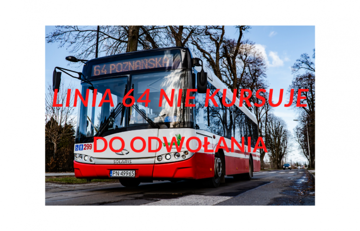 Linia 64 zawieszona
