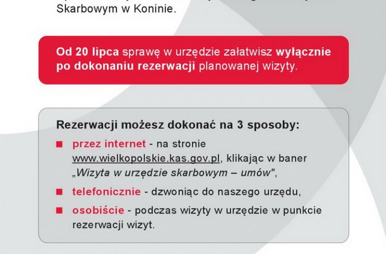 Link do artykułu - Nowe zasady obsługi bezpośredniej w urzędzie skarbowym