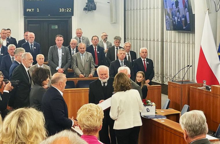 Link do artykułu - Senat RP uczcił pamięć prof. Mieczysława Bekkera