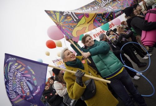 Happening na rondzie WOŚP