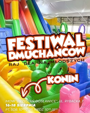 LETNI FESTIWAL DMUCHAŃCÓW W PLENERZE!