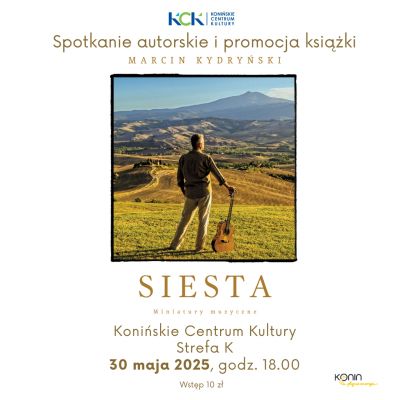 Marcin Kydryński Siesta z książką