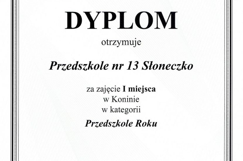 Link do artykułu -  "Słoneczko" docenione w plebiscycie Głosu Wielkopolskiego