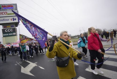 Happening na rondzie WOŚP
