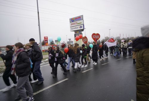 Happening na rondzie WOŚP