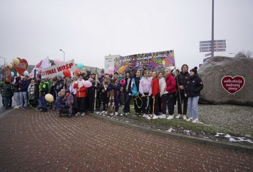 Happening na rondzie WOŚP