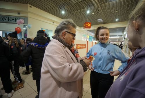 Happening na rondzie WOŚP