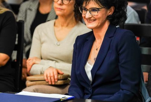 Wręczenie tytułu podczas sesji Rady Miasta Konina
