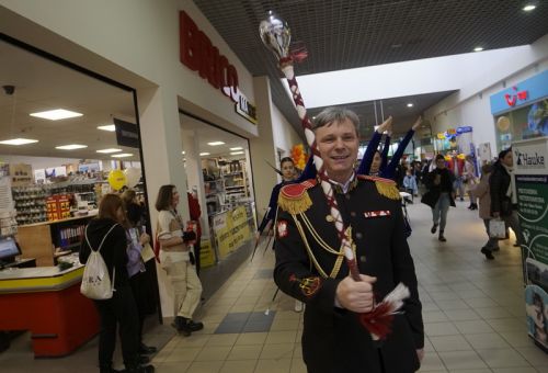 Happening na rondzie WOŚP